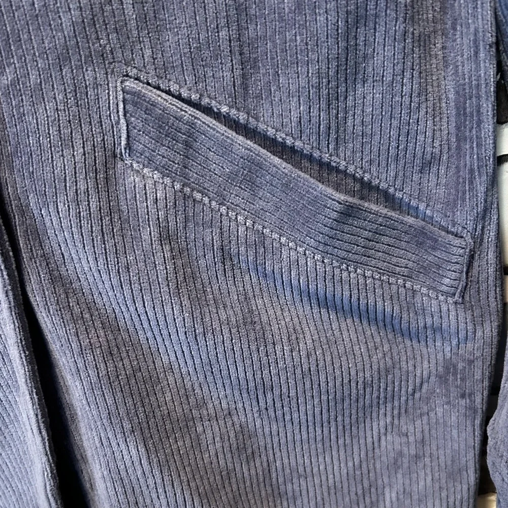 Madewell Knit Corduroy Redford Blazer In Sunfaded Indigo Size XS